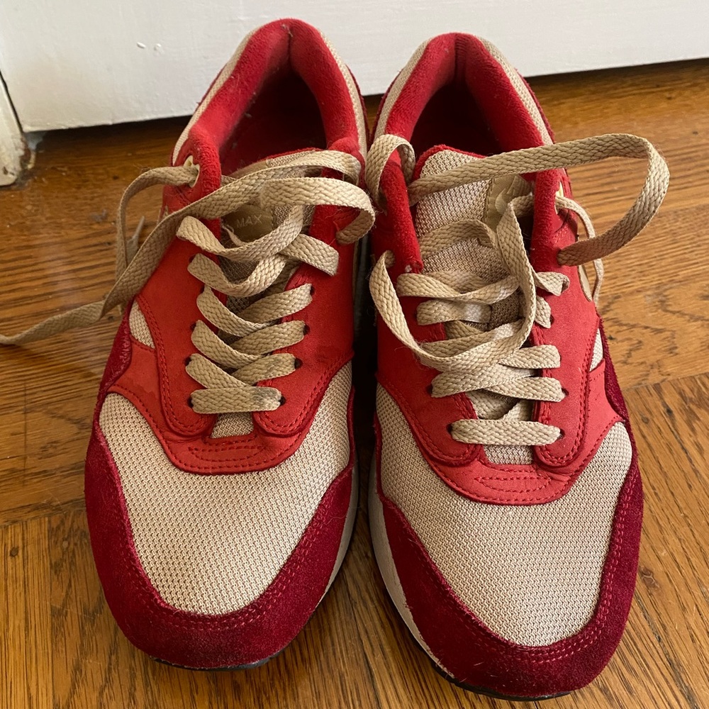 Air Max 1 Premium Retro 'Red Curry' in size 7 / women’s 8.5